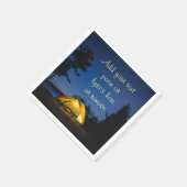 Camping onder de sterren servet (Hoek)