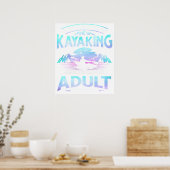 Camping - Oude-Mannenproblemen. Poster (Keuken)