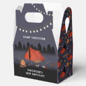 Camping Outdoor Adventure Campfire Verjaardagsfees Bedankdoosjes (Geopend)