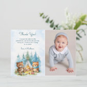 Camping Outdoor Adventure Carte de remerciements d (Debout devant)