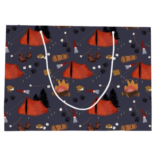 Camping Outdoor Adventure Zomerkampvuur Groot Cadeauzakje (Achterkant)