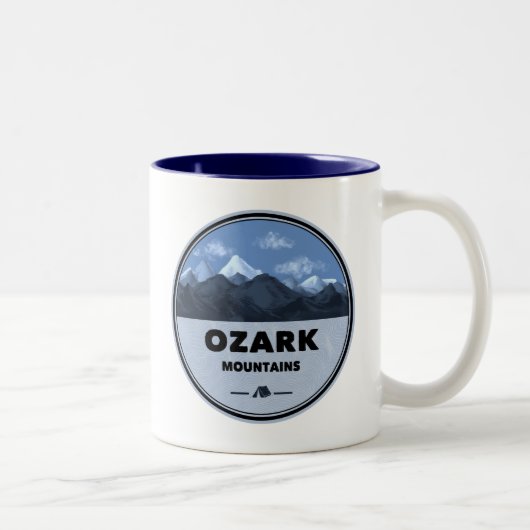 Camping Ozark Mountains Tweekleurige Koffiemok (Rechts)