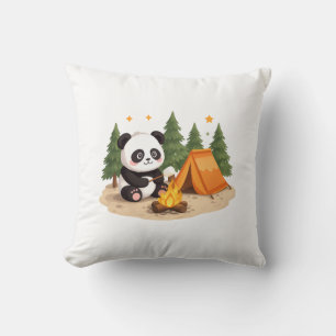 Camping Panda Kussen