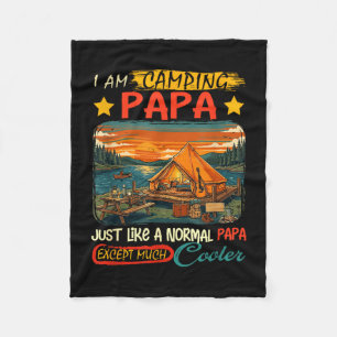 Camping papa definitie veel koeler vaderdag fleece deken