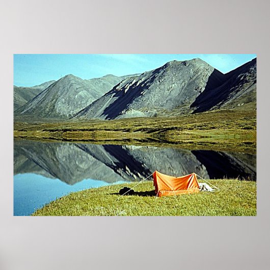 Camping par Unknown Lake Poster (Devant)