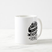 Camping Parce Que Thérapie Coûte Typographie Mug (Devant droit)
