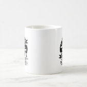 Camping Parce Que Thérapie Coûte Typographie Mug (Centre)