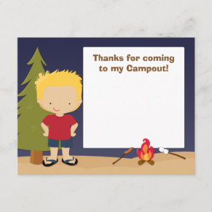 Camping Party - Hartelijk dank - Kaart