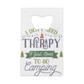 Camping pas de thérapie (Dos)