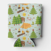 Camping Pattern Blikjeskoeler (Voorkant)