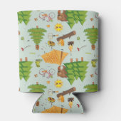 Camping Pattern Blikjeskoeler (Achterkant)