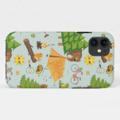 Camping Pattern Case-Mate iPhone Case (Achterkant (horizontaal))