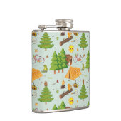 Camping Pattern Heupfles (Rechts)