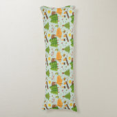 Camping Pattern Lichaamskussen (Voorkant Verticaal)