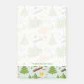 Camping Pattern Post-it® Notes (Voorkant)