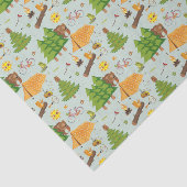 Camping Pattern Tissuepapier (Detail)