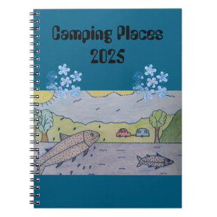 Camping plaatsen 2025 notitieboek