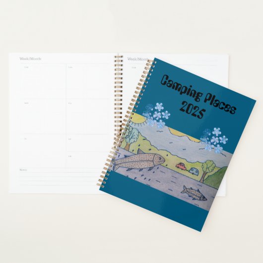Camping Places 2025 Planner (Display)