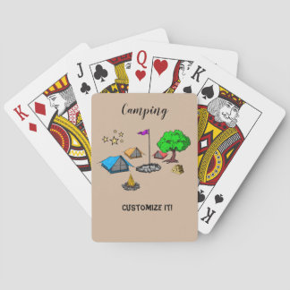 Camping Playing Cards Pokerkaarten