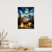 Camping Poster (Keuken)