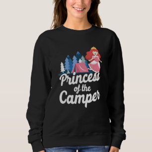 Camping Princess of the Camper Family Tent Cute Trui