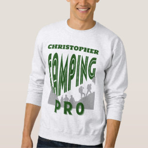Camping pro - personaliseren met naam voor Hem Trui