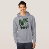 Camping pro - professionnel sweat - shirt à capuch (Devant entier)
