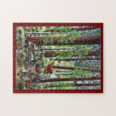 Camping Puzzle Rouge (Horizontal)