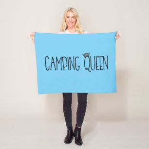 "Camping Queen" Vluchtdebakens Fleece Deken