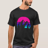 Camping Randonnées Hommes Femmes T-shirt (Devant)