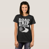 Camping Road Trip Leader Funny Travel Squad T-shirt (Voorkant volledig)