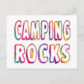 Camping Rocks Briefkaart (Voorkant)