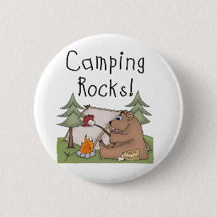 Camping Rocks Ronde Button 5,7 Cm