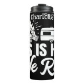 Camping Roll: Bonfire, Camper, Natuur's Way Thermosbeker (Voorkant)