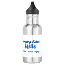 Camping Rules - Relax, Unwind, Geniet van een