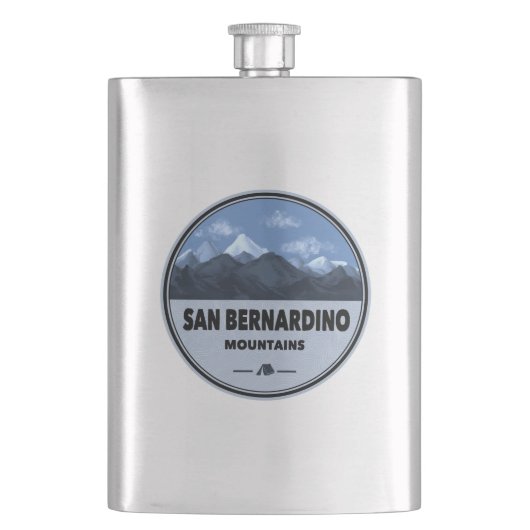 Camping San Bernardino Mountains California Flacon (Voorkant)