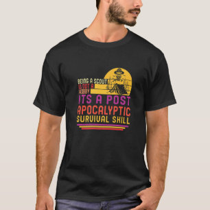 Camping Scouting Is Not A Hobby Skull Tent Surviva T-shirt