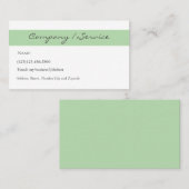 camping services editable card visitekaartje (Voorkant / Achterkant)