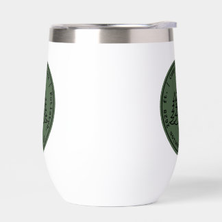 Camping Shattuck - Logo de timbre - Paruline court