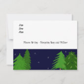 Camping Sleepover Anniversaire Fête Invitation (Dos)