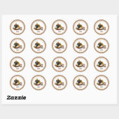 Camping S'mores Verjaardagsfeestje Favor Stickers (Vel)