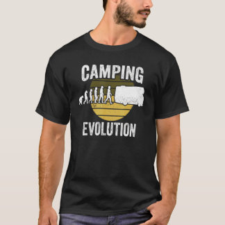 Camping Spruch Camping Evolution T-shirt