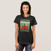 Camping Stepdad Campfire Camp Camper Campsite T-shirt (Voorkant volledig)