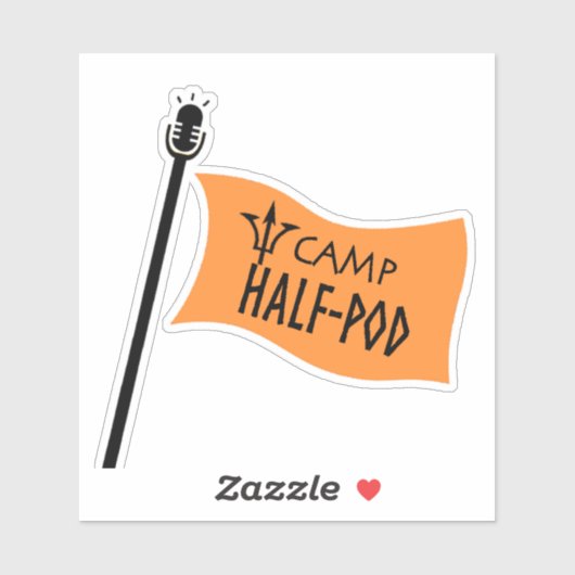 Camping Sticker demi-pod (Feuille)