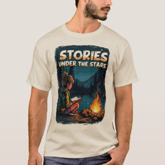 Camping Storytelling Under Stars T-shirt