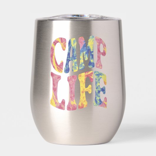 Camping Summer Girls Camp Life Cravate-Die Retro (Avant)