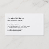 Camping Tent in het Bos | hemel Visitekaartje (Achterkant)