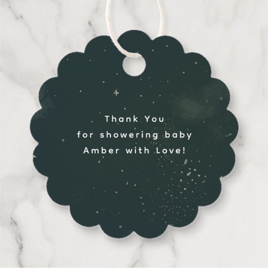 Camping Tent Wild Natuur Scene Cute Dankuwel Bedankjes Labels (Achterkant)