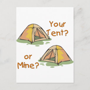 Camping Tents Briefkaart