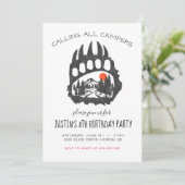 Camping Thaise Uitnodiging (Staand voorkant)